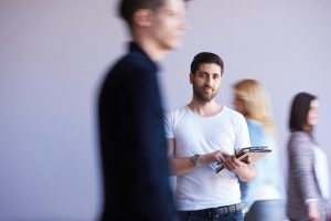Image of Man with Tablet
